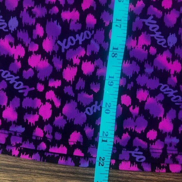 XOXO Lace Trim Purple Leopard Cami – Size L - Picture 7 of 7
